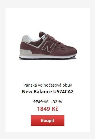 Pánská volnočasová obuv New Balance U574CA2