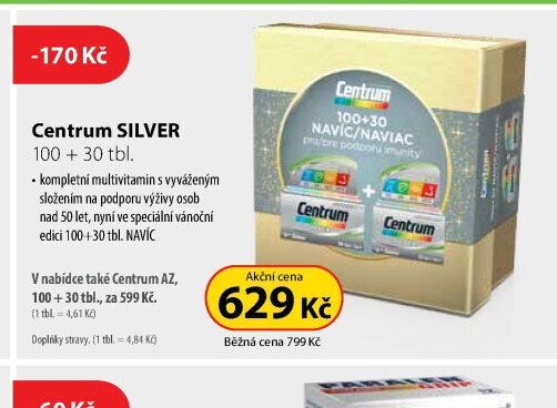 Centrum SILVER 100 + 30 tbl.