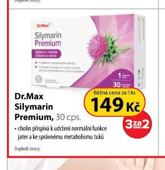 Dr.Max Silymarin Premium, 30 cps.