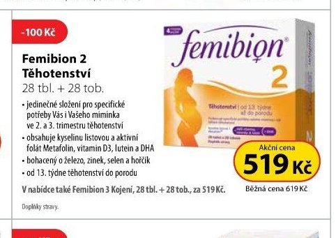 Femibion 2 Těhotenství