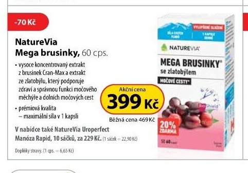 NatureVia Mega brusinky