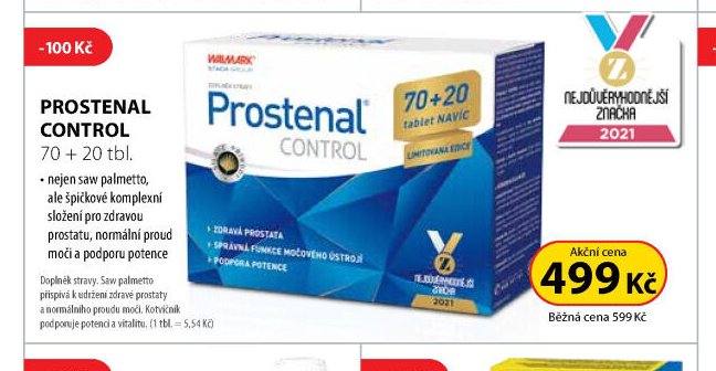 PROSTENAL CONTROL 70 + 20 tbl.
