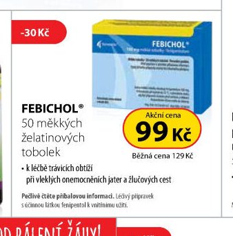 FEBICHOL 50 měkkých želatinových tobolek