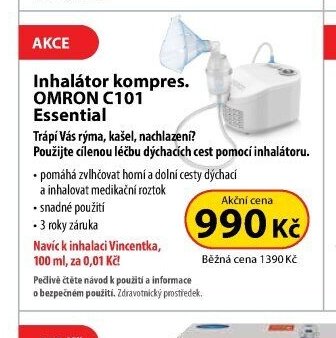 Inhalátor kompres. OMRON C101 Essential