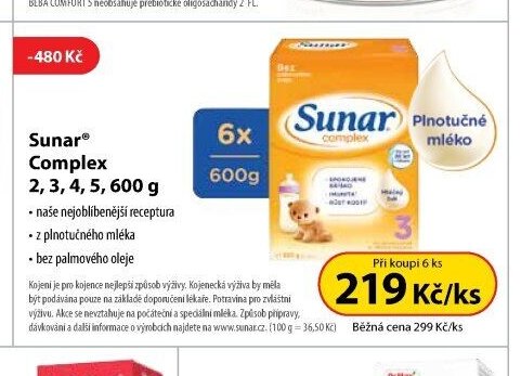 Sunar Complex 2, 3, 4, 5, 600 g
