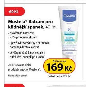 Mustela Balzám pro klidnější spánek, 40 ml