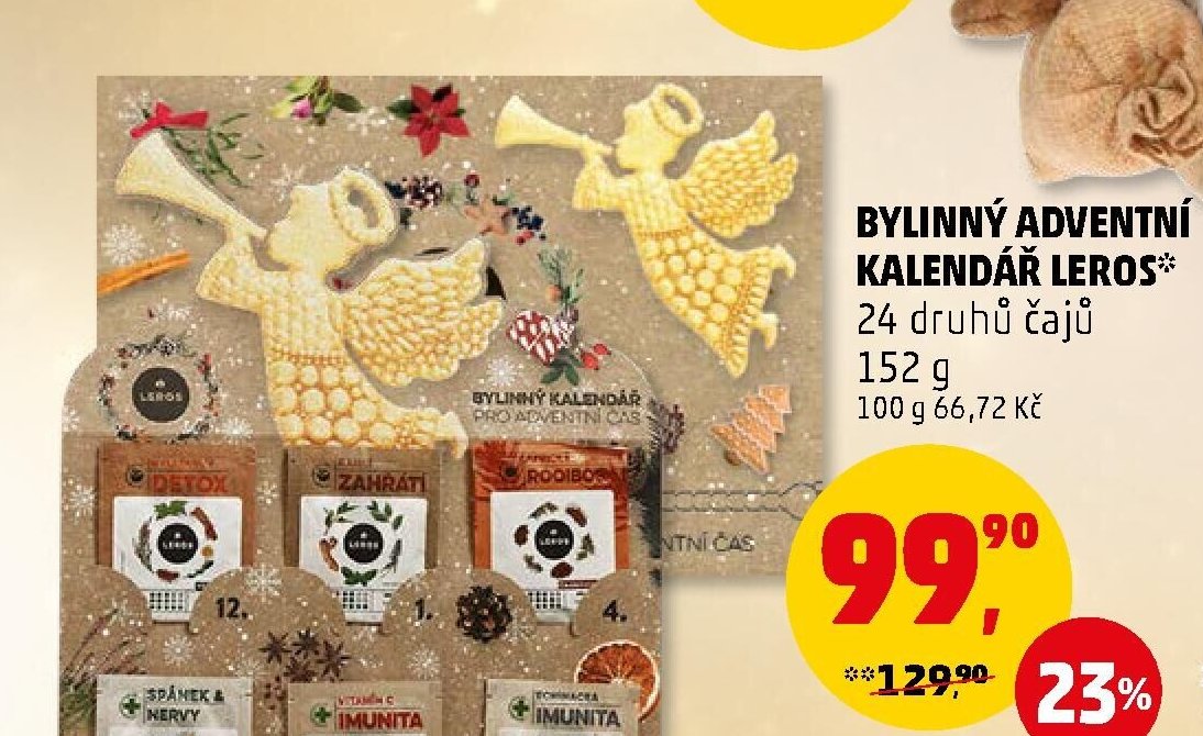 BYLINNÝ ADVENTNÍ KALENDÁŘ LEROS
