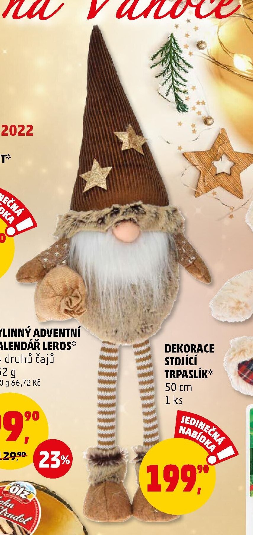 DEKORACE STOJÍCÍ TRPASLÍK 50 cm