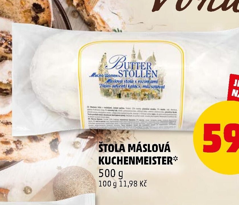 ŠTOLA MÁSLOVÁ KUCHENMEISTER