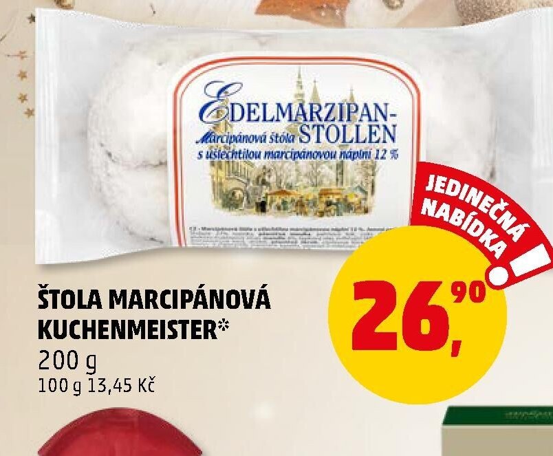 ŠTOLA MARCIPÁNOVÁ KUCHENMEISTER