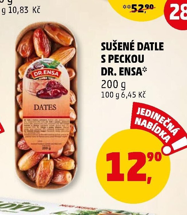SUŠENÉ DATLE S PECKOU DR. ENSA