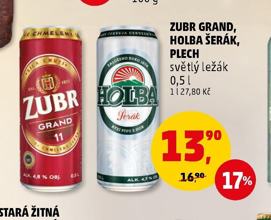 Zubr Grand, Holba Šerák, plech