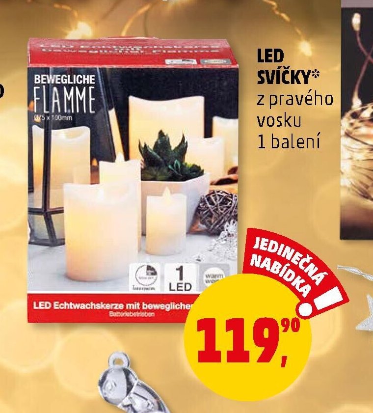 LED SVÍČKY