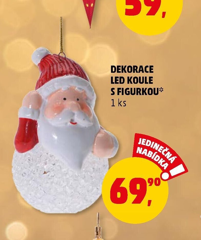 DEKORACE LED KOULE S FIGURKOU