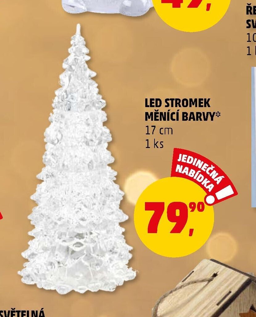 LED STROMEK MĚNÍCÍ BARVY
