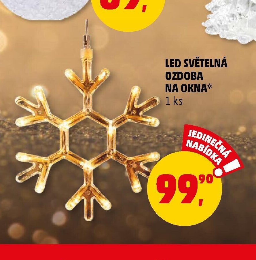 LED SVĚTELNÁ OZDOBA NA OKNA