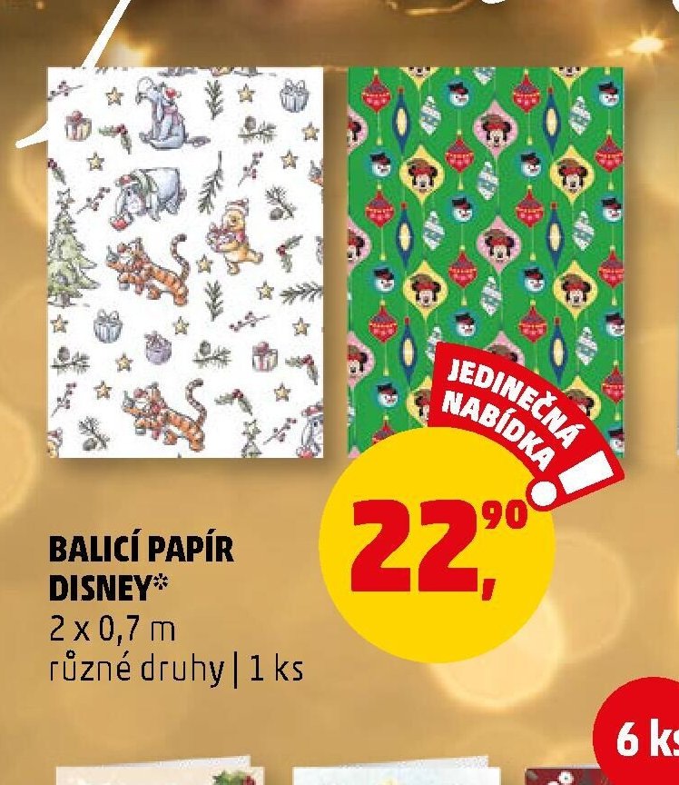 BALICÍ PAPÍR DISNEY