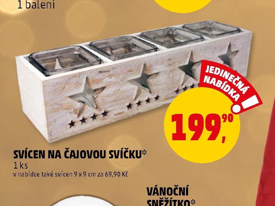 SVÍCEN NA ČAJOVOU SVÍČKU