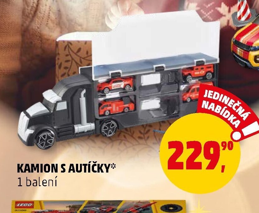 KAMION S AUTÍČKY
