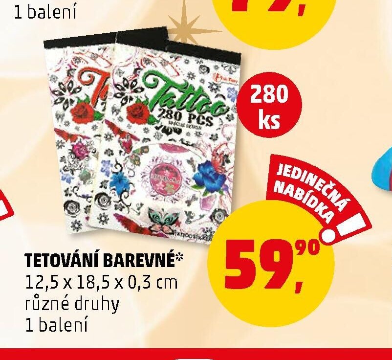TETOVÁNÍ BAREVNÉ*