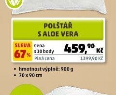POLŠTÁŘ S ALOE VERA