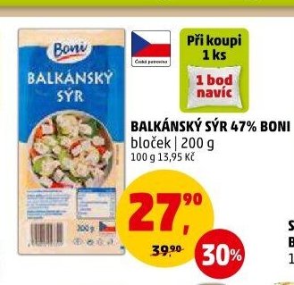 BALKÁNSKÝ SÝR 47% BONI
