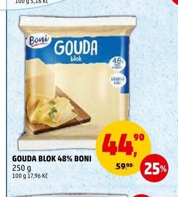 Gouda blok 48% Boni