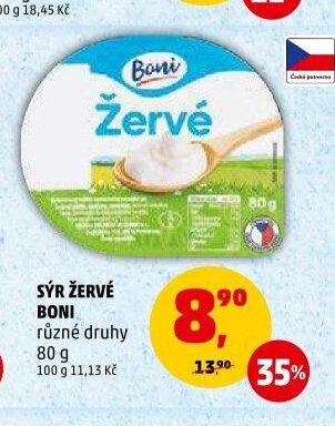 Sýr žervé Boni