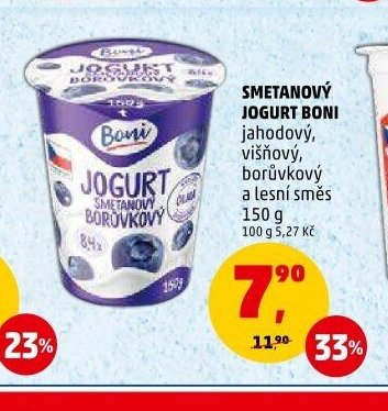 Smetanový jogurt Boni