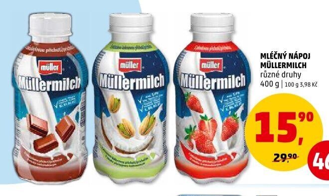 Mléčný nápoj Müllermilch