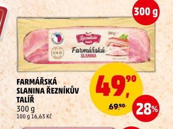 Farmářská slanina Řezníkův talíř