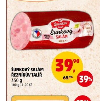 Šunkový salám Řezníkův talíř