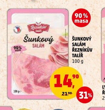 Šunkový salám Řezníkův talíř