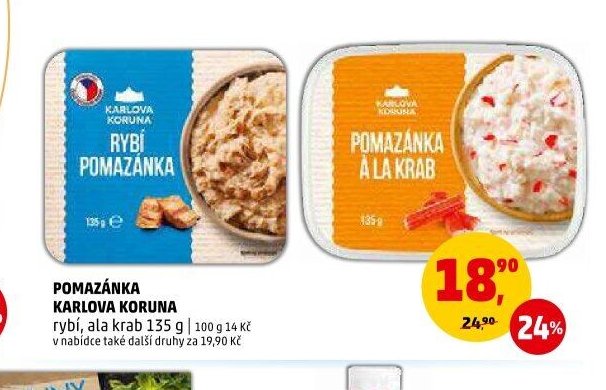 POMAZÁNKA KARLOVA KORUNA