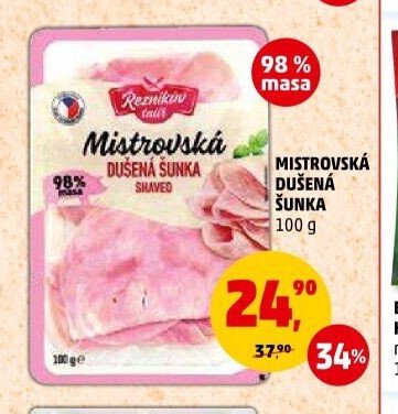 MISTROVSKÁ DUŠENÁ ŠUNKA