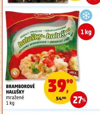 BRAMBOROVÉ HALUŠKY mražené