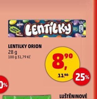 Lentilky Orion