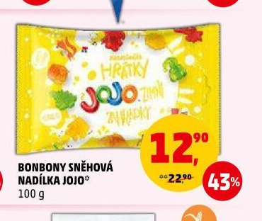 BONBONY SNĚHOVÁ NADÍLKA JOJO