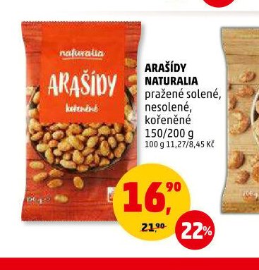 ARAŠÍDY NATURALIA