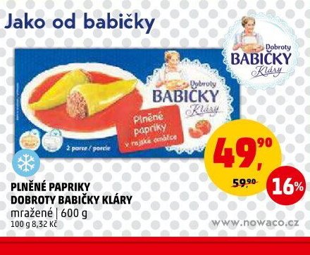 Plněné papriky Dobroty Babičky Kláry