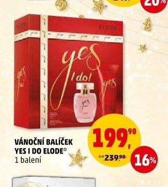Vánoční balíček Yes I Do Elode