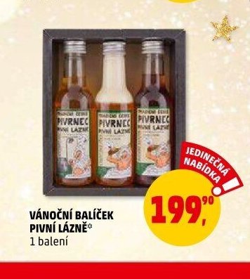 Vánoční balíček Pivní lázně