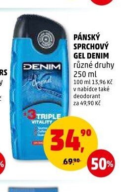 Pánský sprchový gel Denim