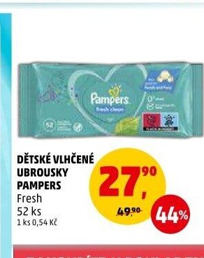 Dětské vlhčené ubrousky Pampers