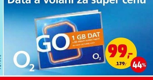 O2 datový kupón