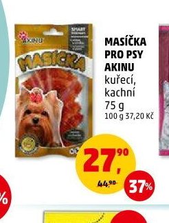 MASÍČKA PRO PSY AKINU kuřecí, kachní 75 g