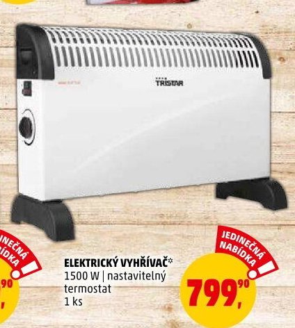 ELEKTRICKÝ VYHŘÍVAČ 1500 W