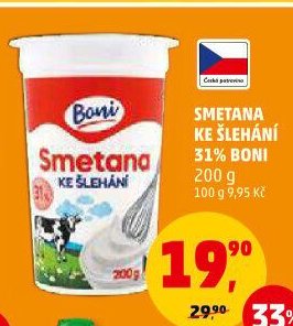 SMETANA KE ŠLEHÁNÍ 31% BONI