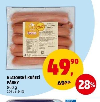 KLATOVSKÉ KUŘECÍ PÁRKY