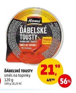 ĎÁBELSKÉ TOUSTY směs na topinky